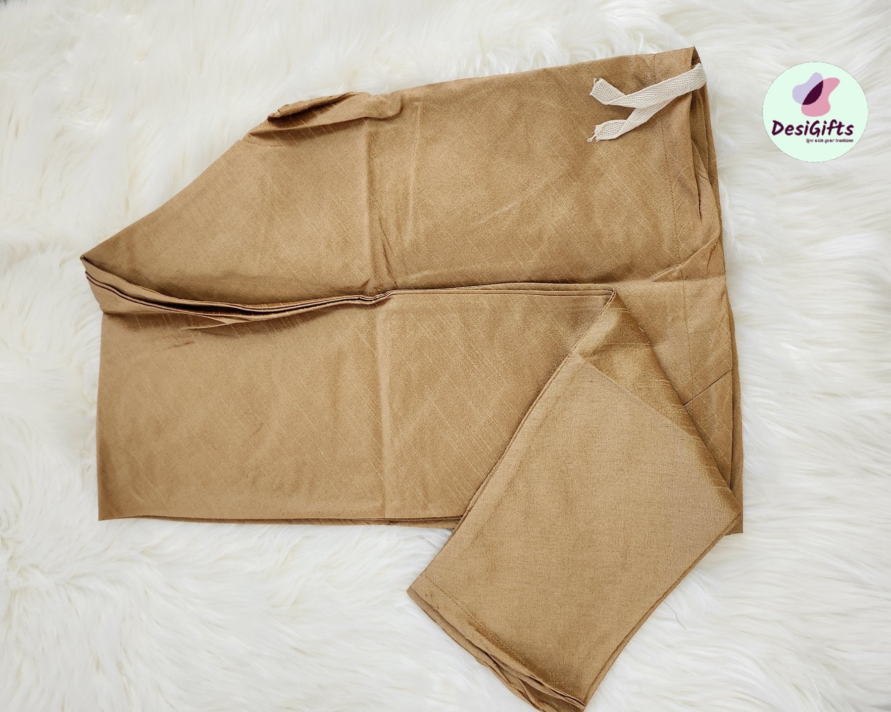 Basil Green Jacquard Silk Kurta Pajama Set, Design KPS- 1088