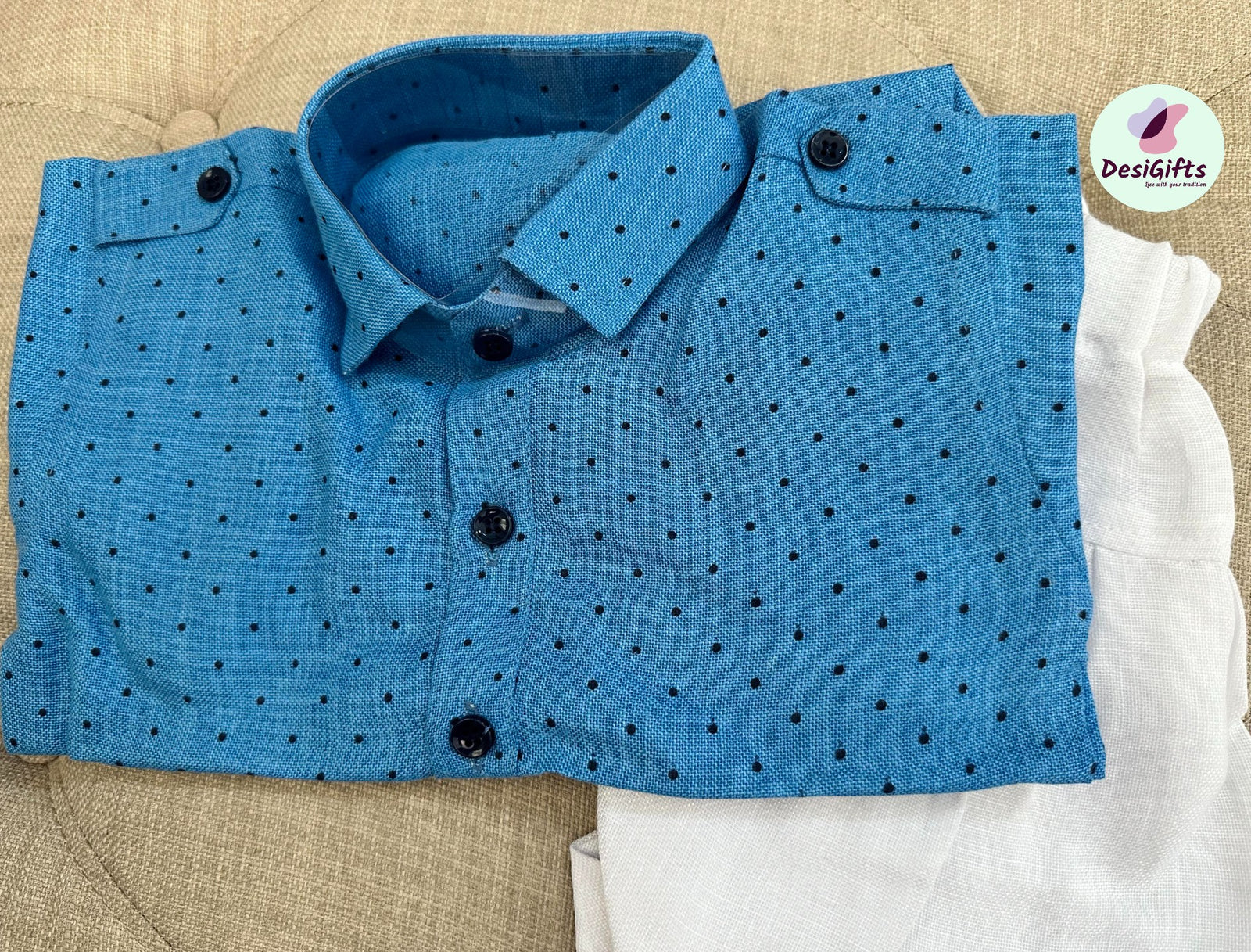 Boy's Cotton Silk Pathani Dress, Kids Kurta Pajama, Toddler and Pre-teen Boy Indian Dress, Design- Boy-1111