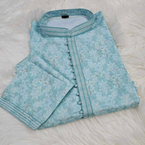 Soft Art Silk 2 Piece Kurta Pajama Set, Father & Son's Outfit, DM -1135