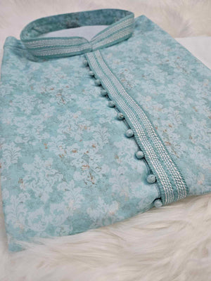 Soft Art Silk 2 Piece Kurta Pajama Set, Father & Son's Outfit, DM -1135