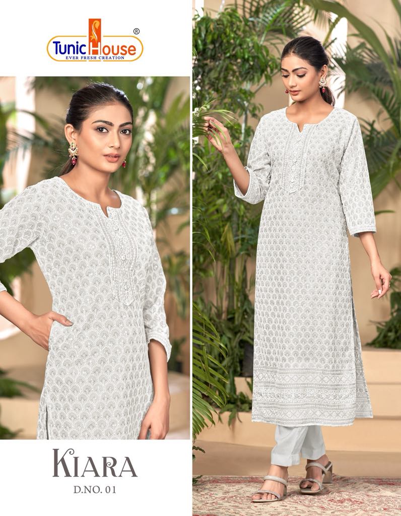 ChickanKari Embroidered Sequence Kurti, Georgette With Liner Casual Top, Design WMN -1603