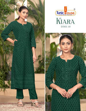 ChickanKari Embroidered Sequence Kurti, Georgette With Liner Casual Top, Design WMN -1603