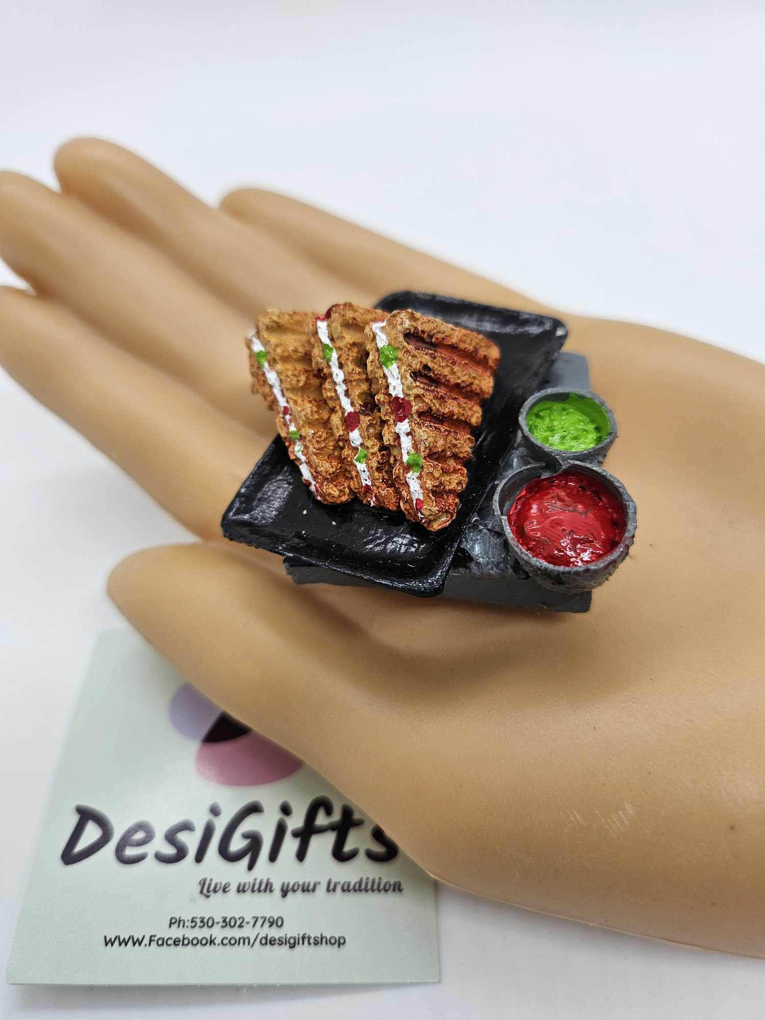 Insightful Indian Miniature Fridge Food Magnet, Dollhouse Food, 3D Simulation Food Refrigerator Magnet, IFM - 1267