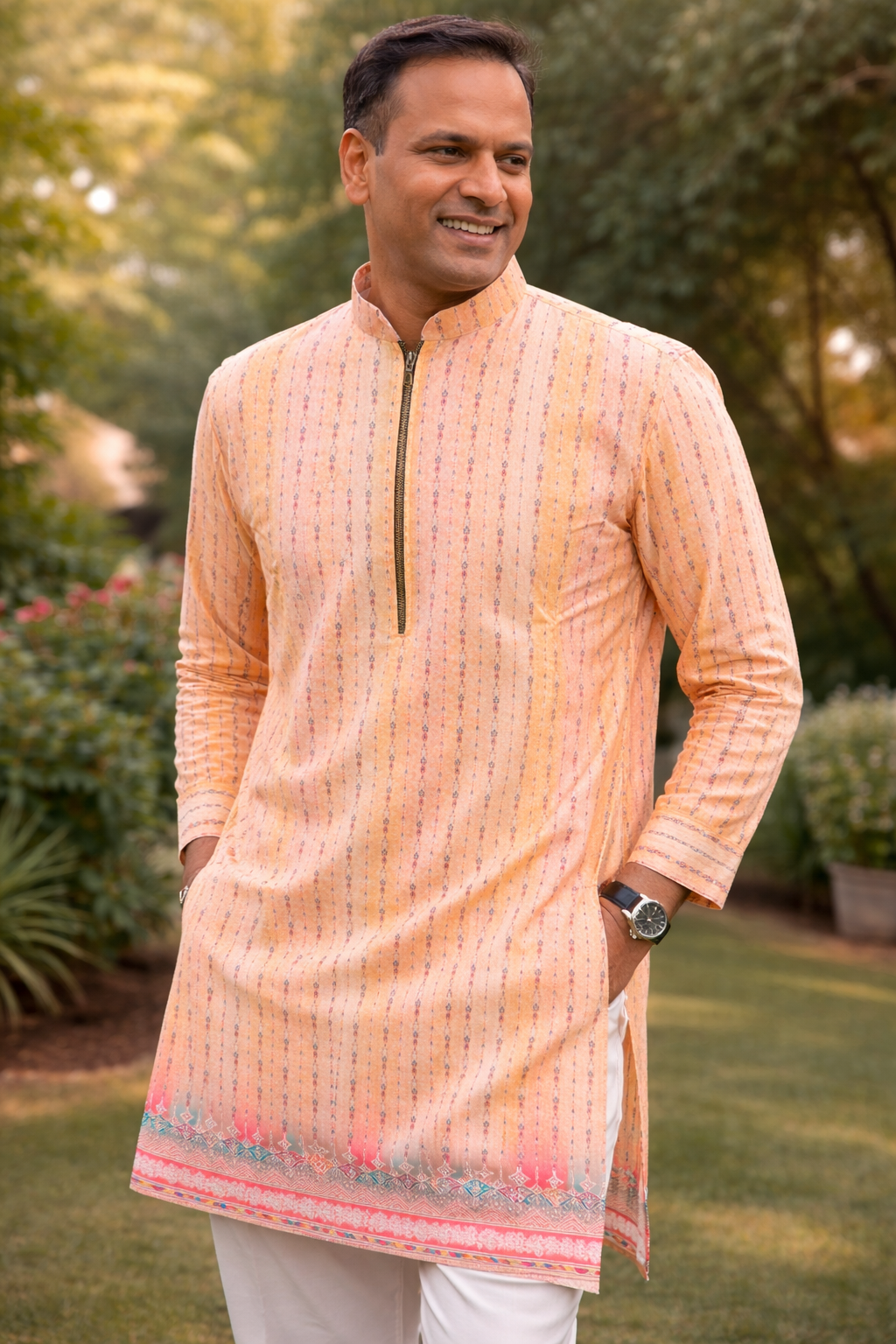 Modish Soft Silk Stylish Kurta Pajama Set for Man, Festive Wedding Partywear Kurta Trouser Style Pant, KP - 1758