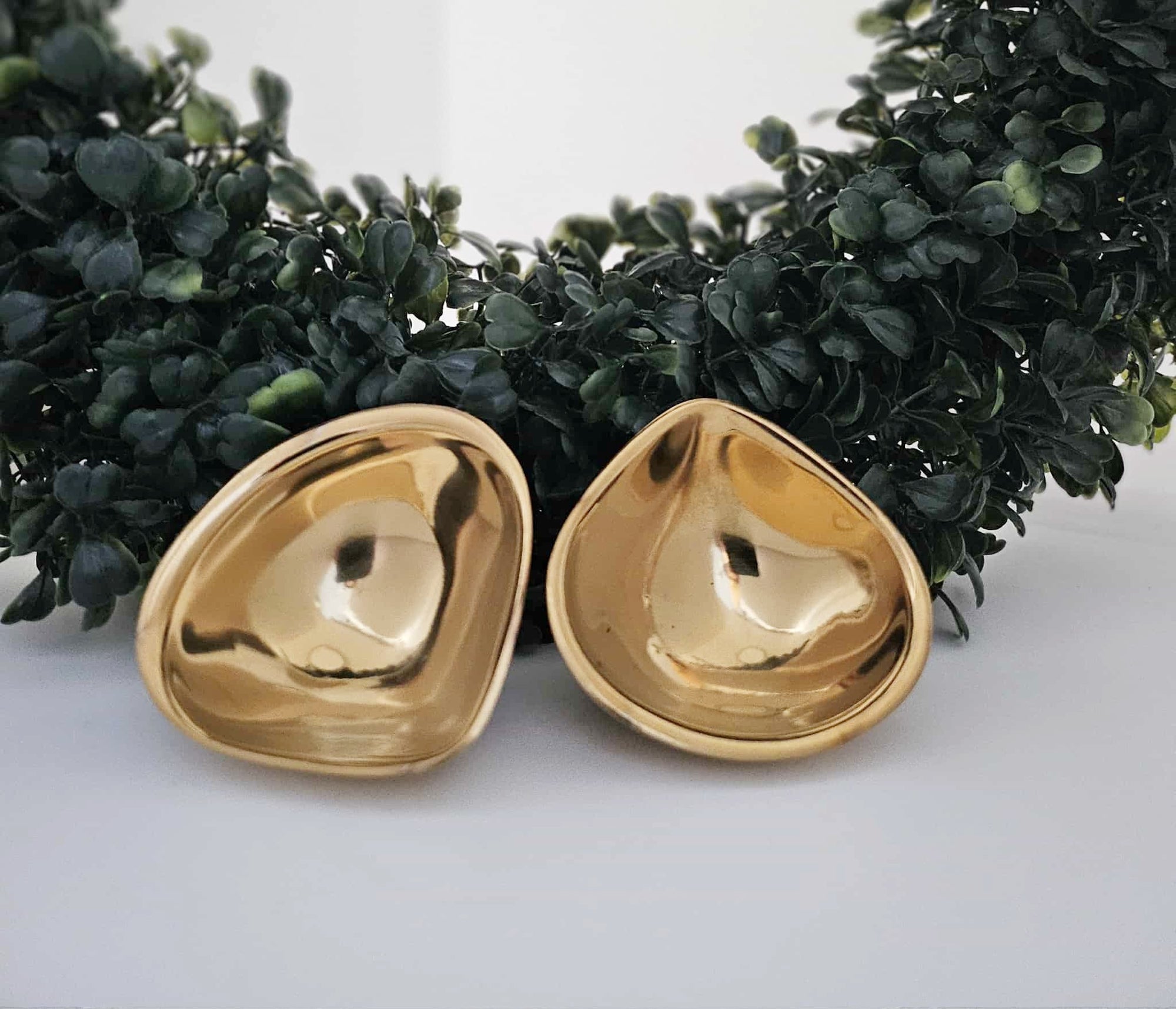 Quality Stainless Steel Festive Diya or Pooja Thali or Bell, PVD Gold Coating Items, GP - 1887