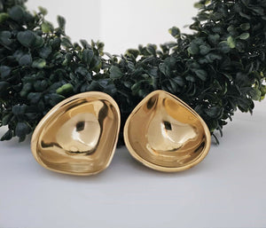 Quality Stainless Steel Festive Diya or Pooja Thali or Bell, PVD Gold Coating Items, GP - 1887