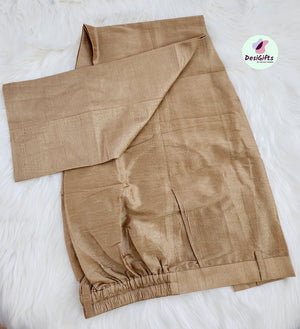 3 Piece Kurta Pajama, Pant Style, with Stylish Jacket Set-Silk Design TPKP- 249