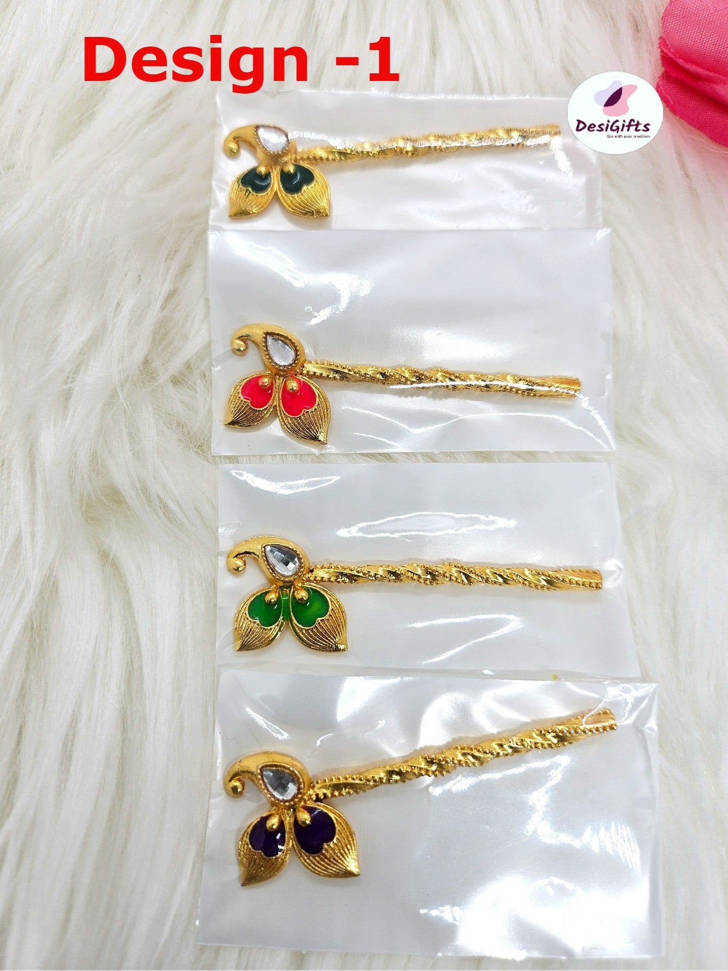 Beautiful Bansuri / flute, Krishna Murli / Bal Gopal Bansi in Assorted Colors, 2-2.5", RKF#1333