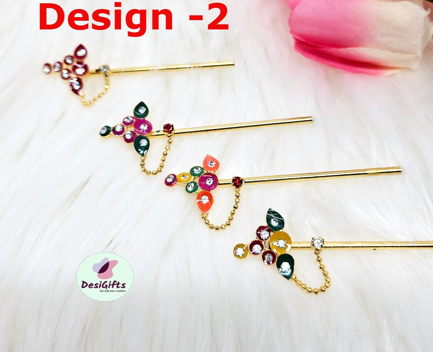 Beautiful Bansuri / flute, Krishna Murli / Bal Gopal Bansi in Assorted Colors, 2-2.5", RKF#1333