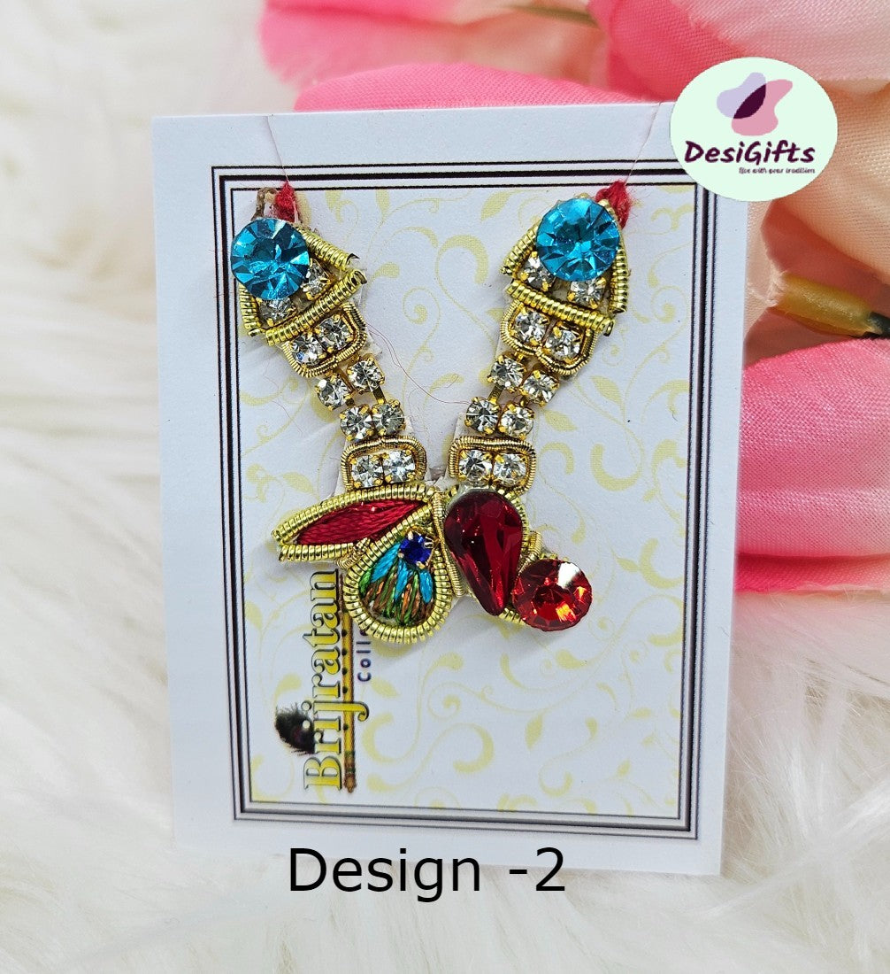 Beautiful Necklace for Laddu Gopal / Krishna Jewelry/ Bal Gopal / kanha Haar, 1.5 -2", RKF - 701