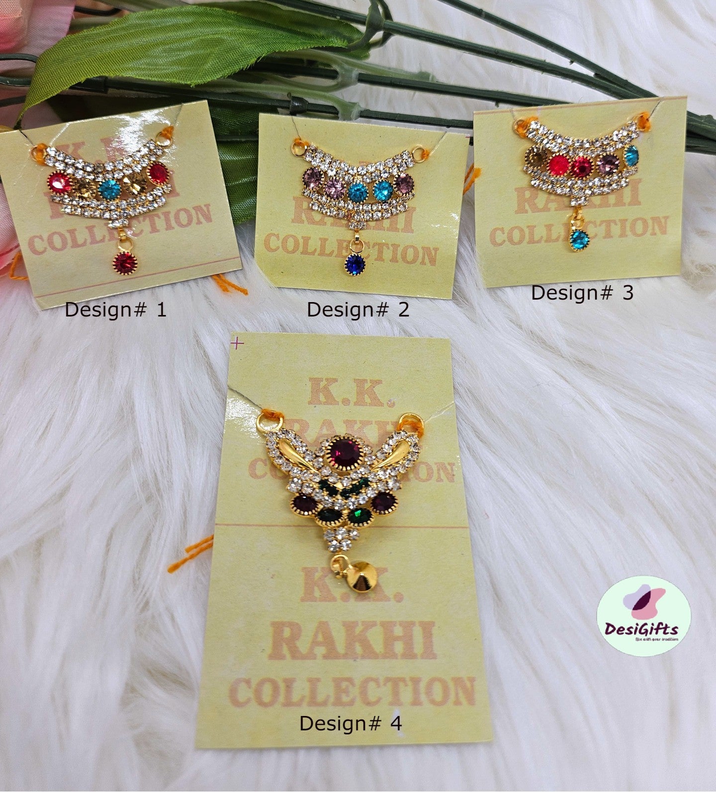 Colorful Stone Studded Necklace for Laddu Gopal / Krishna Jewelry/ Bal Gopal / kanha Haar, 1 - 1.5", RKF- 1275