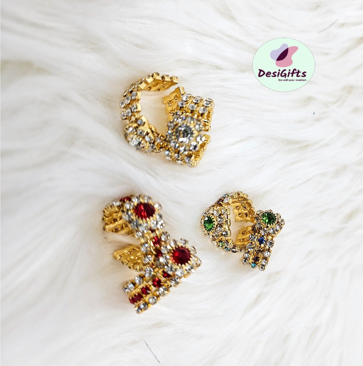 Beautiful Bracelet, Bangle, kada for Krishna / Bal Gopal in Assorted Colors, ~1", RKF#1334