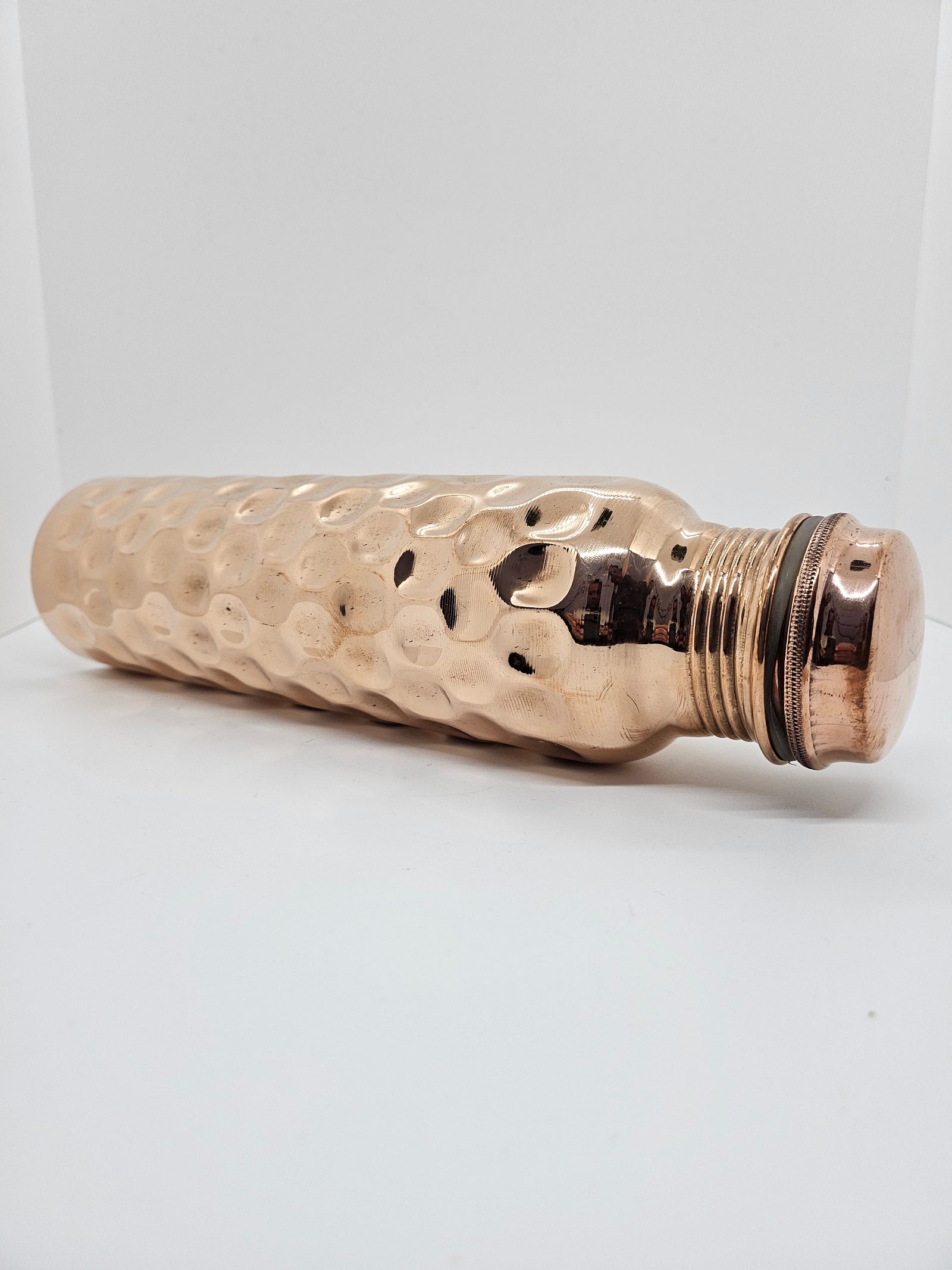 Copper Water Bottle for Natural Health Benefits, ~32Oz Capacity, CBG - 1339