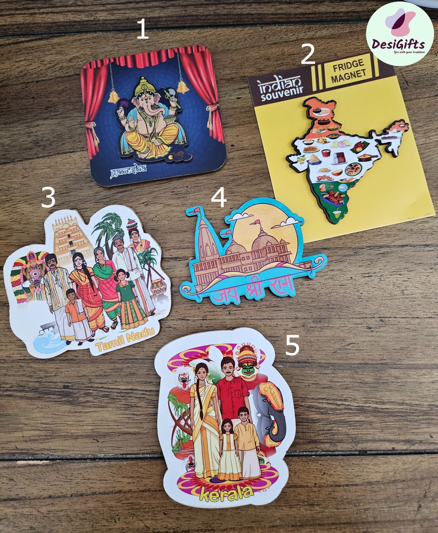 Indian Miniature Fridge Magnet, Handcrafted Decorative Refrigerator Magnet, IFM - 1789