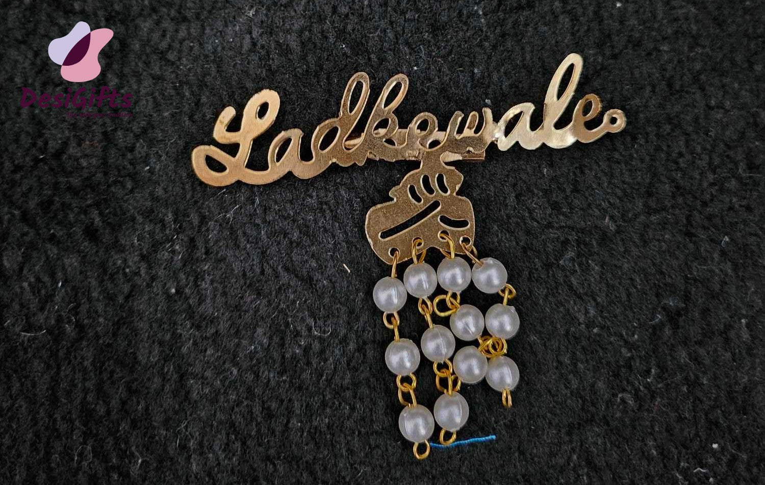 Ladke Wale and Ladki Wale Brass brooch, Wedding Brooch, Pin, HDR-1130