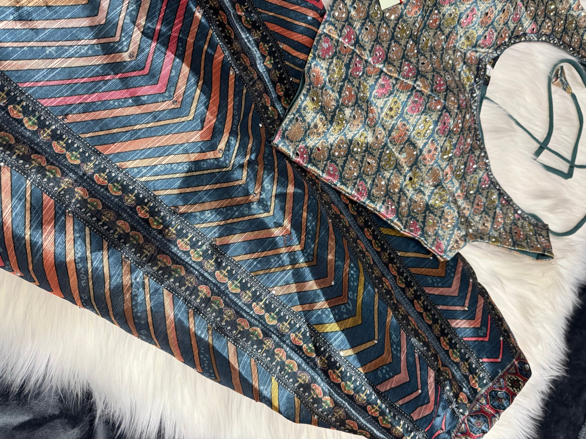 Graceful Heavy Embroidery & Sequins Lehenga Choli 3 Pieces Ethnic Wear for Girls, Design LHG - 1950