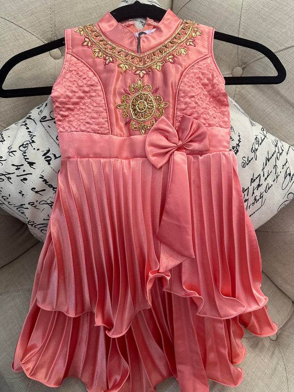 girls dress design Ditsy Tulip Girls Dress