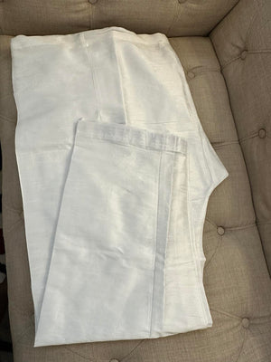 Man White Solid Silk Salwaar Pajama, Punjabi Salwaar pant (only Pajama for Kurta Pajama Set), KP - 1187
