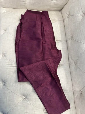 Luxurious Stylish 3 Piece Kurta Pajama with Long Jacket with Sequens Work-Cotton Silk. MAN# 1178