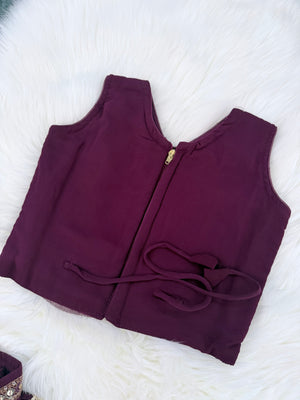 Purple Shade Lehenga Choli – Indian Traditional Attire for Girls, Festival & Celebration Wear, Design GRL - 1985