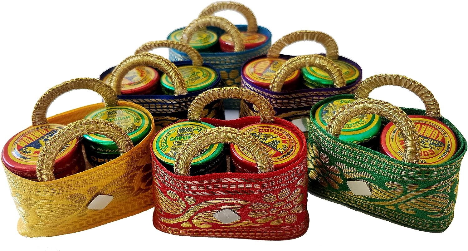 Auspicious Pack of Haldi KumKum Set, Turmeric KumKum, RCP# 1103