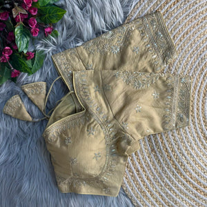 Heavy Zari Embroidery and Sequins Blouse, Royal Heavy Bridal Blouse , BLS -2038