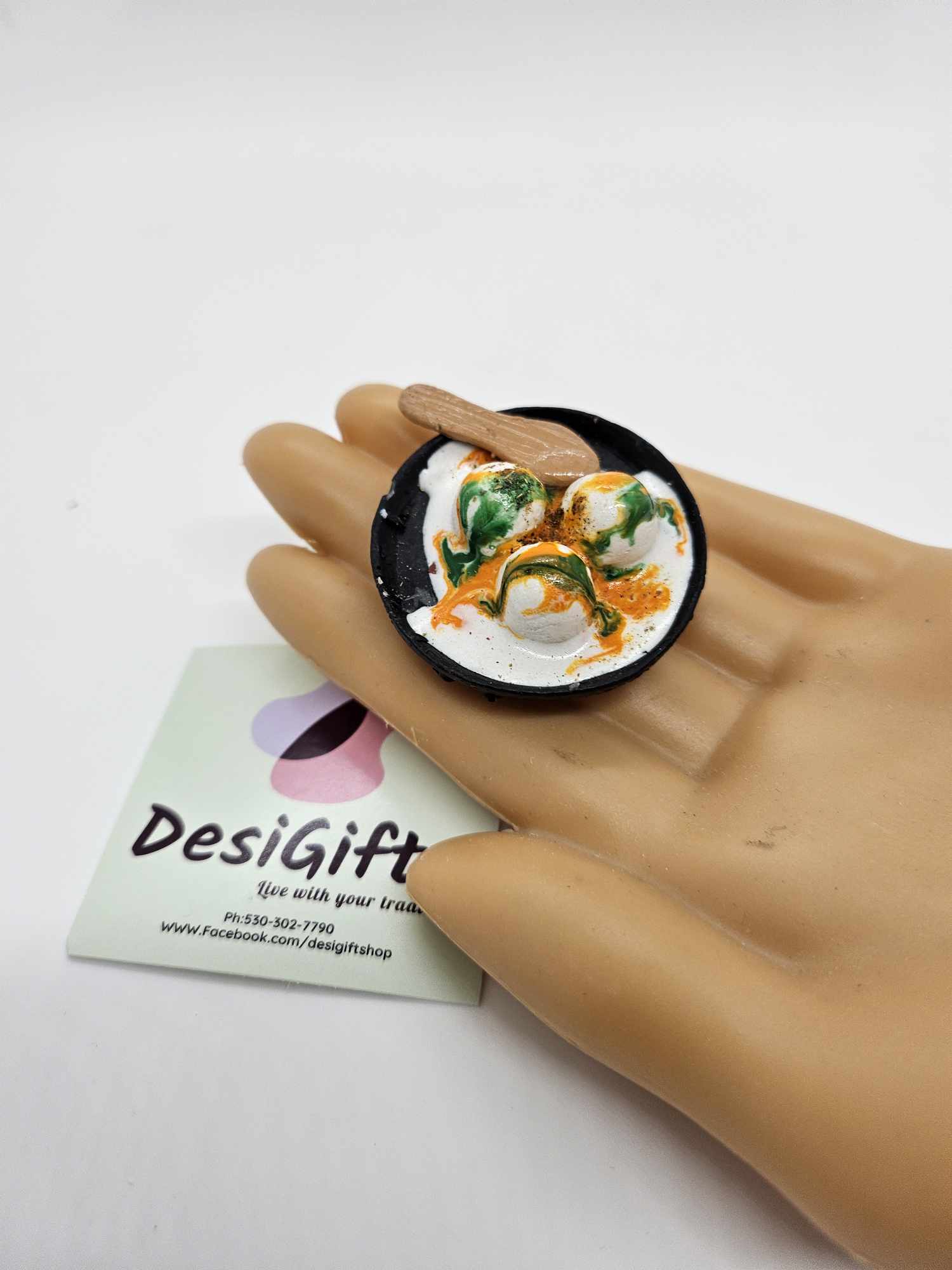 Creative Indian Miniature Fridge Food Magnet, Dollhouse Food, 3D Simulation Food Refrigerator Magnet, IFM - 1266