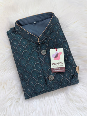 Men’s Elegant Jacket – Premium Festive & Wedding Waistcoat, Self Woven Silk Indian Sadri, Stylish Ethnic Jacket, J-2082