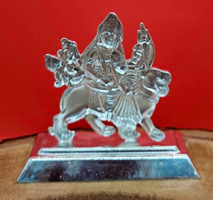 2.5" Pure Silver Idol of Goddess Durge, 19g, SLD# 1269