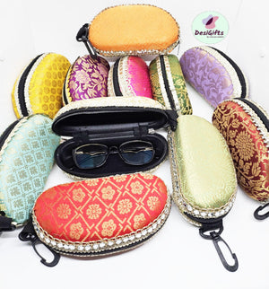 Beautiful Brocade Sunglasses Case, Ethnic Style cases for Sunglasses-GFT - 1628