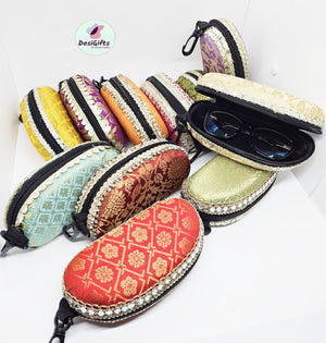 Beautiful Brocade Sunglasses Case, Ethnic Style cases for Sunglasses-GFT - 1628