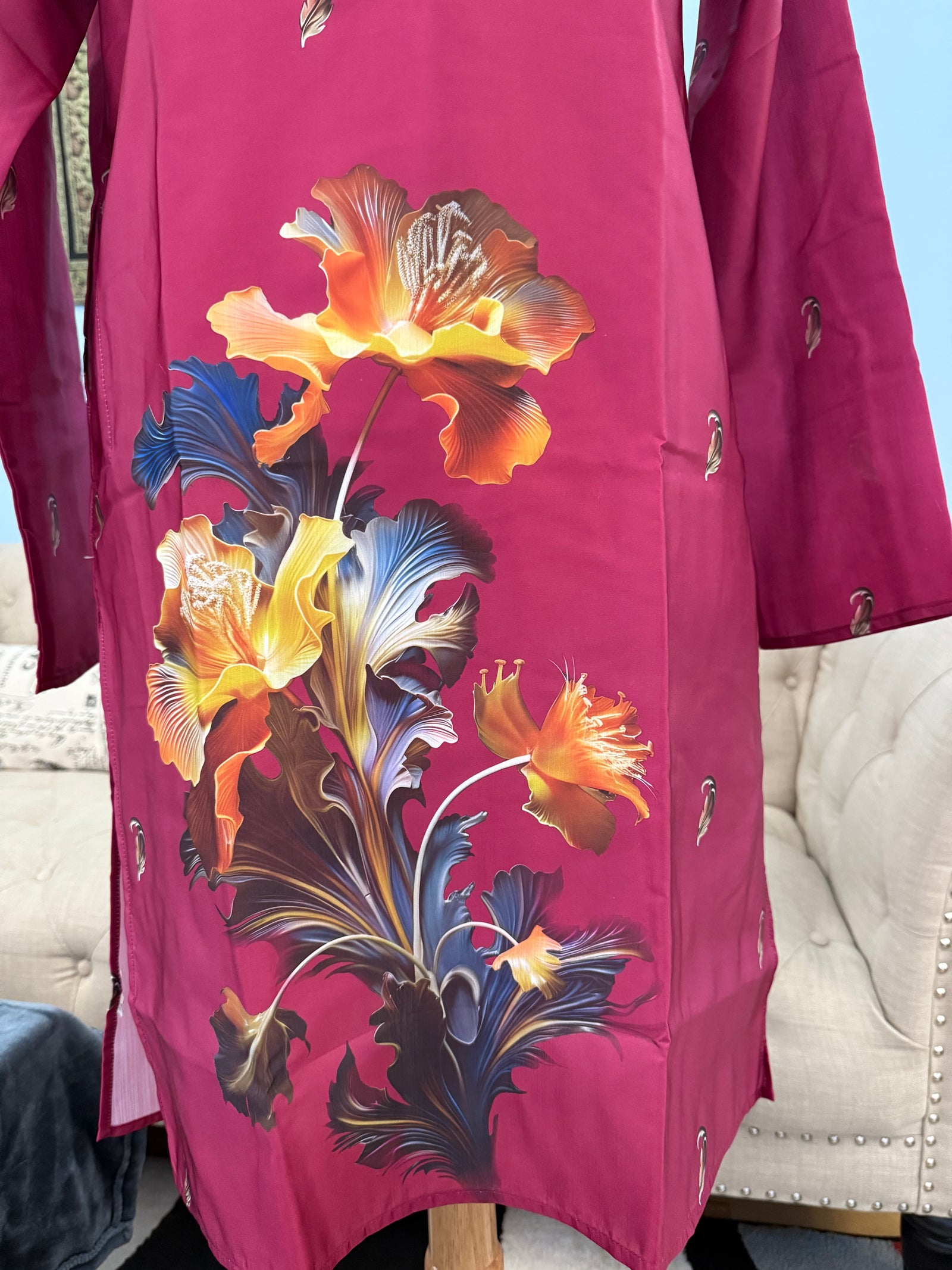 Sophisticated Soft Silk Stylish Kurta Pajama Set for Man, Festive Wedding Partywear Kurta Trouser Style Pant, KP - 1759