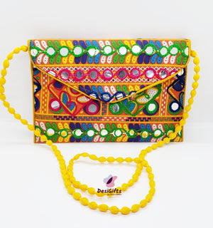Jaipuri Handcrafted Bag, Assorted Colors,  HBJ# 155