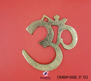 Om Wall Hanging in Brass, 4 Designs & Sizes, OMB#166