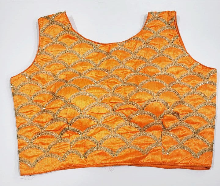 Indian Readymade Stitched Designer Saree Blouse, Design BLS# 392