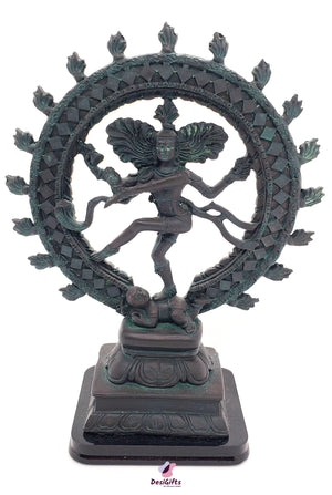 Nataraja Idol, Dancing Shiva Figurine 7", NTM# 141