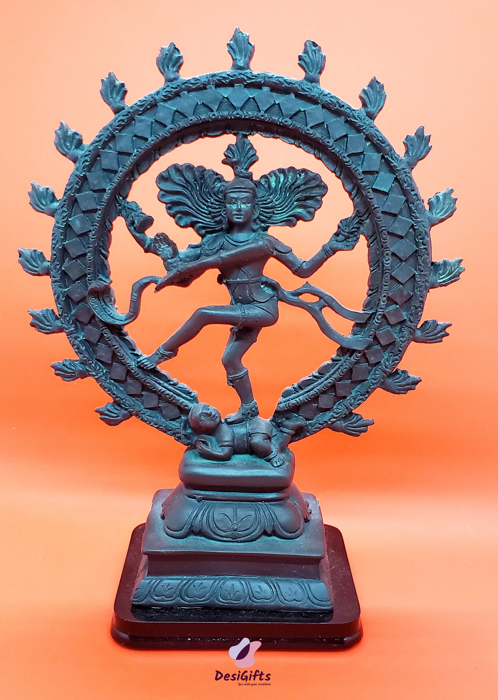 Nataraja Idol, Dancing Shiva Figurine 7", NTM# 141