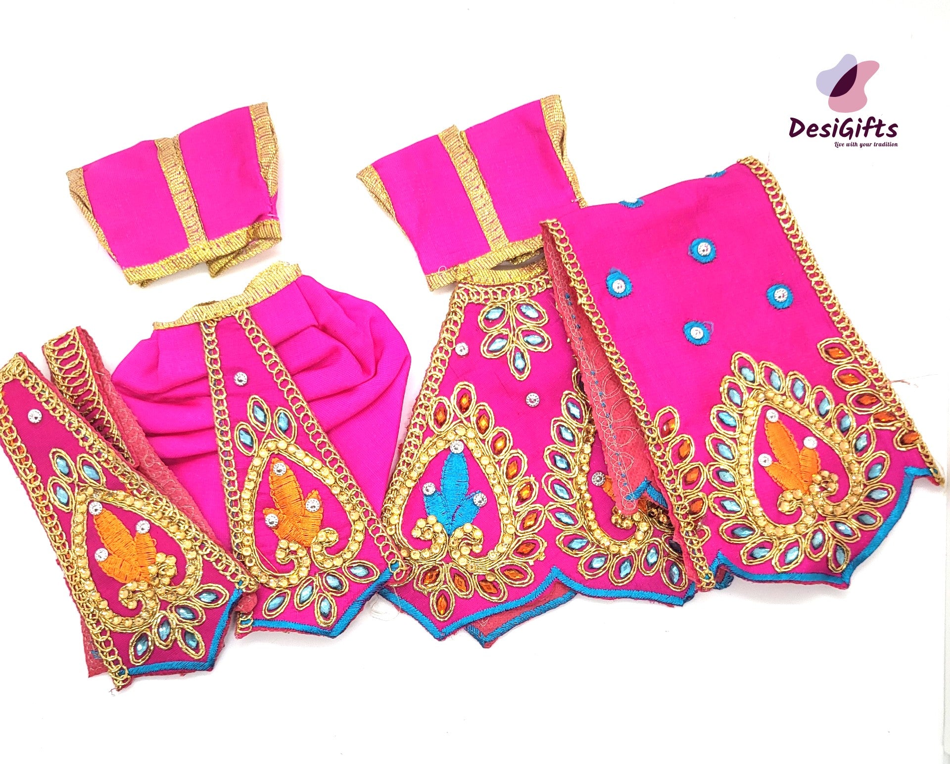 Exclusive Radha Krishna Dress Set, RKF#682