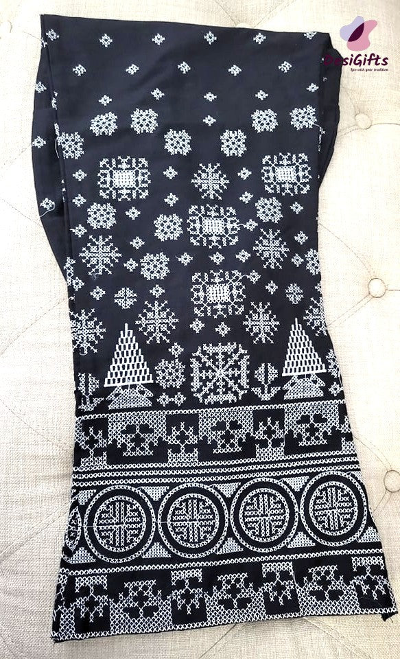 Palazzo Pants Trousers with Embroidery, Design WMN #521