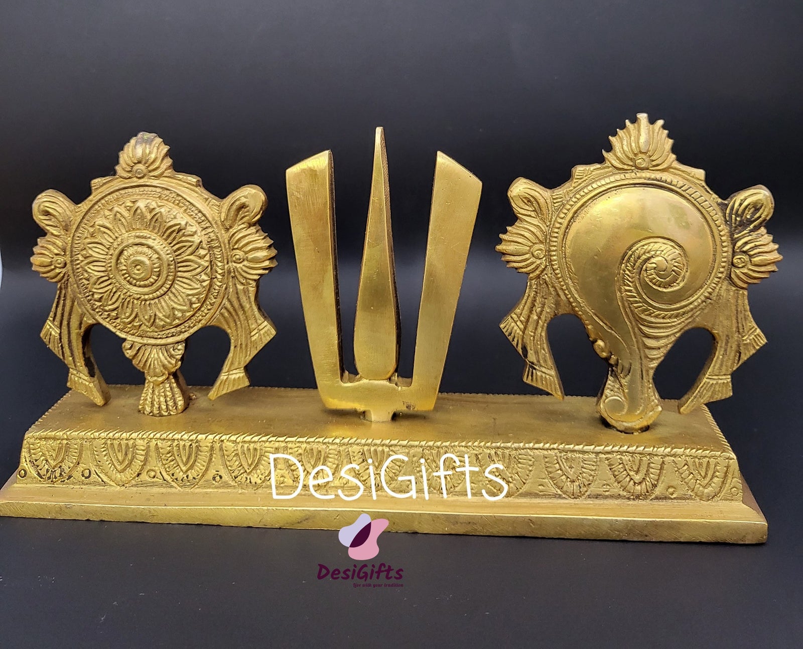 Brass Shank Chakra Namah, SCB#178