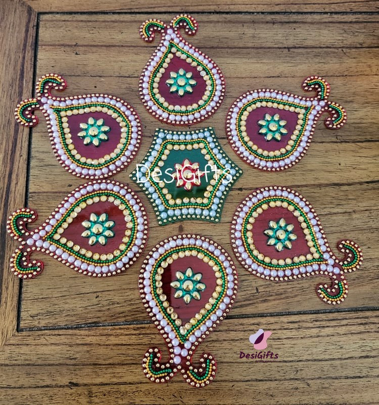 Acrylic Rangoli Set, RSP#207