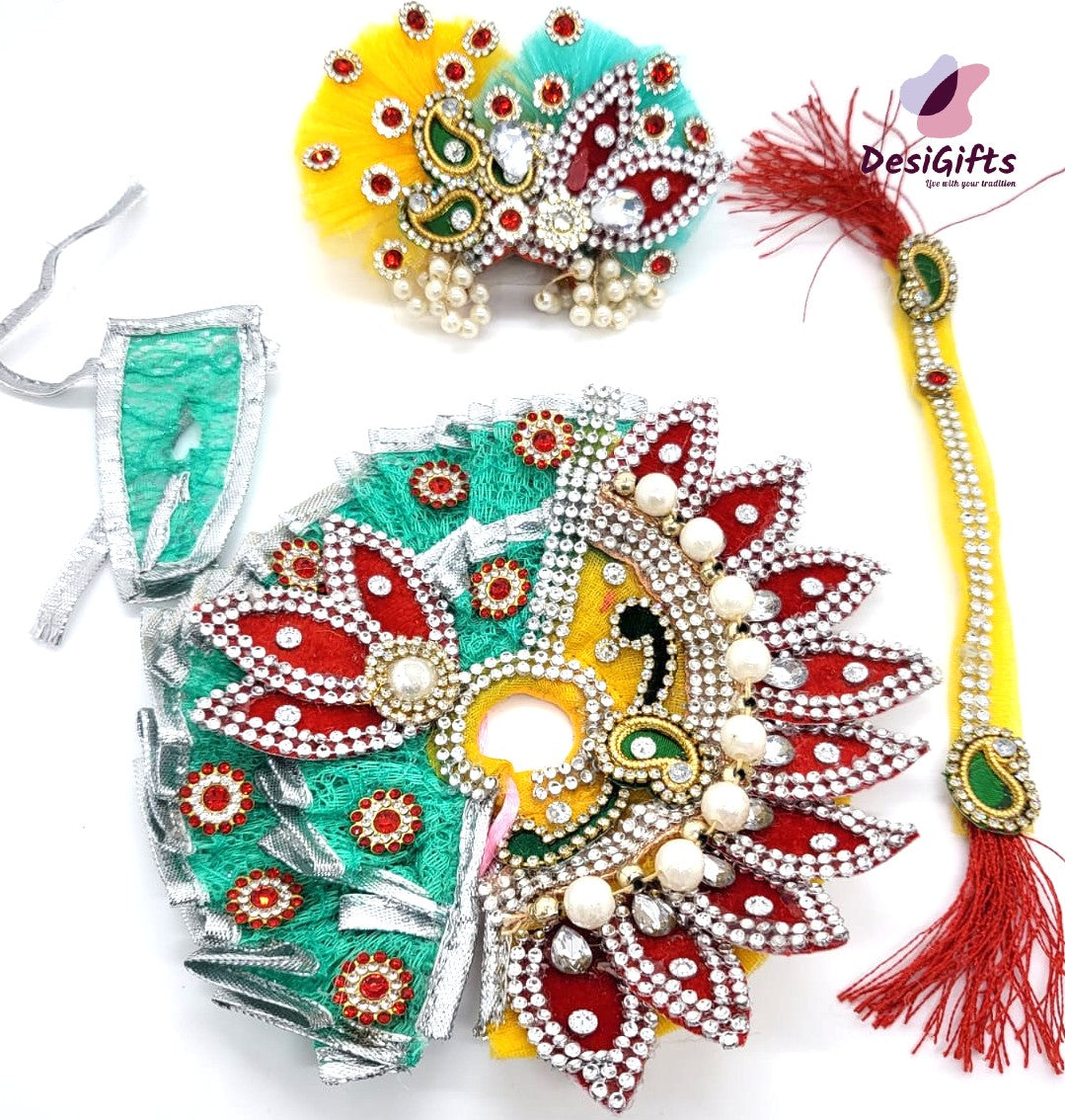 Amazon.com: Laddu Gopal Dress /Laddu Gopal Designer Dress / Lord Krishna  Dress (Size 5no) RK_392 : Clothing, Shoes & Jewelry