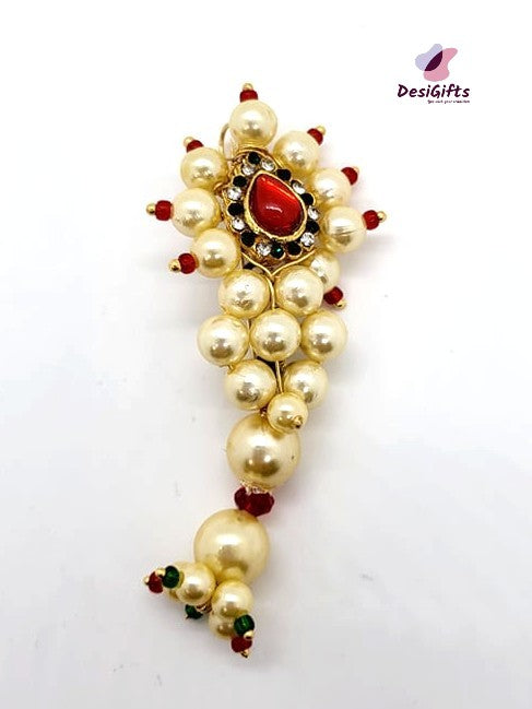 Nath Maharashtrian Style Saree Brooch/Pin , WSB#357