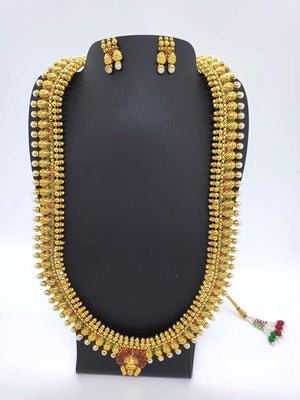 Gold Plated Designer Traditional Necklace Set, NKT# 420