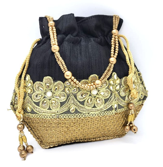 Handcrafted Potli Style Handbags,  HBS#190