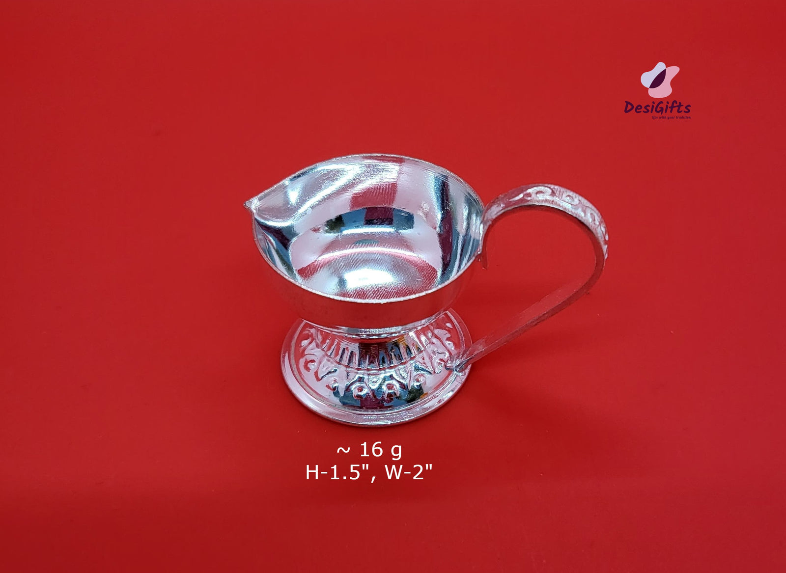 2" Fine Silver Deep/Diya, 16g, SLD# 535