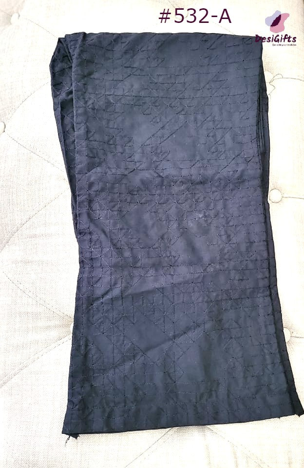 Black Palazzo Pants with Embroidery, Design WMN #523