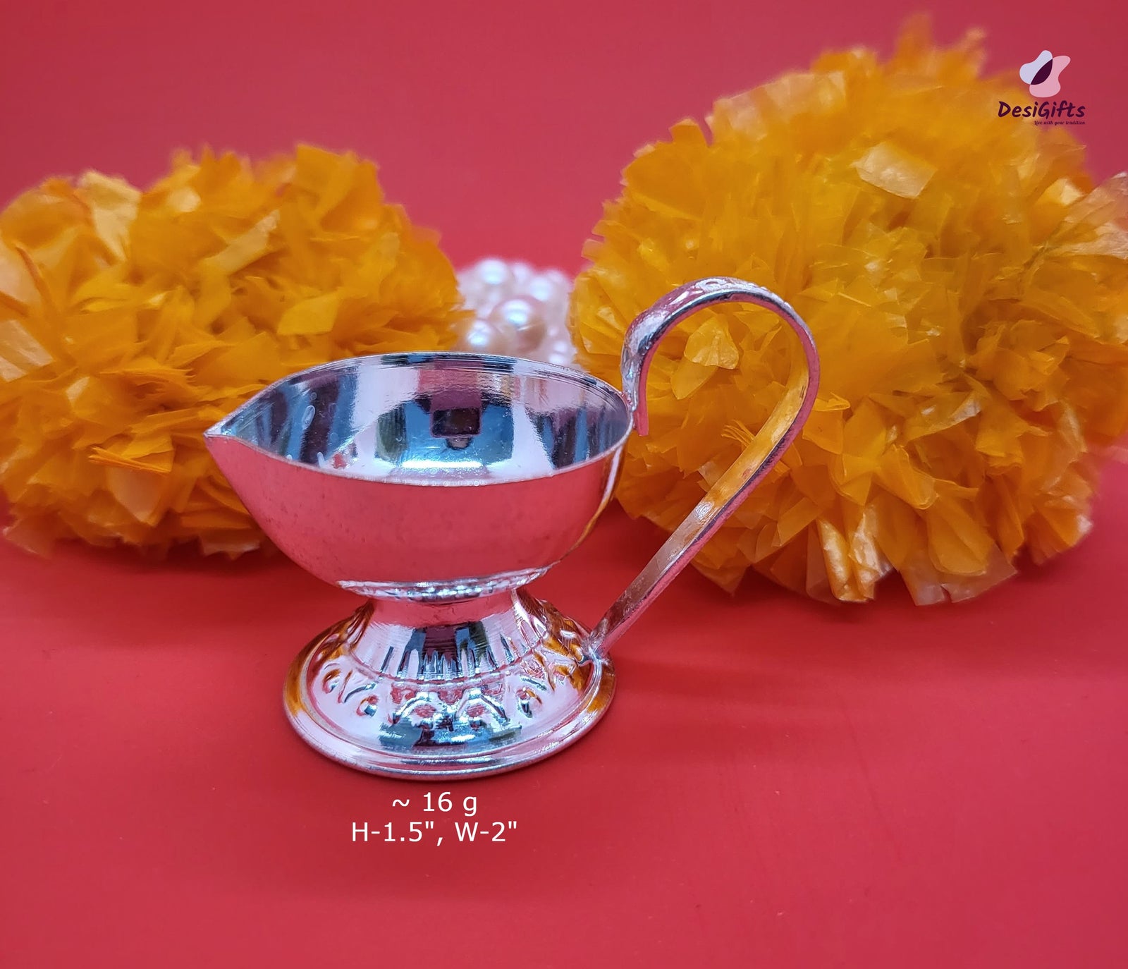 2" Fine Silver Deep/Diya, 16g, SLD# 535