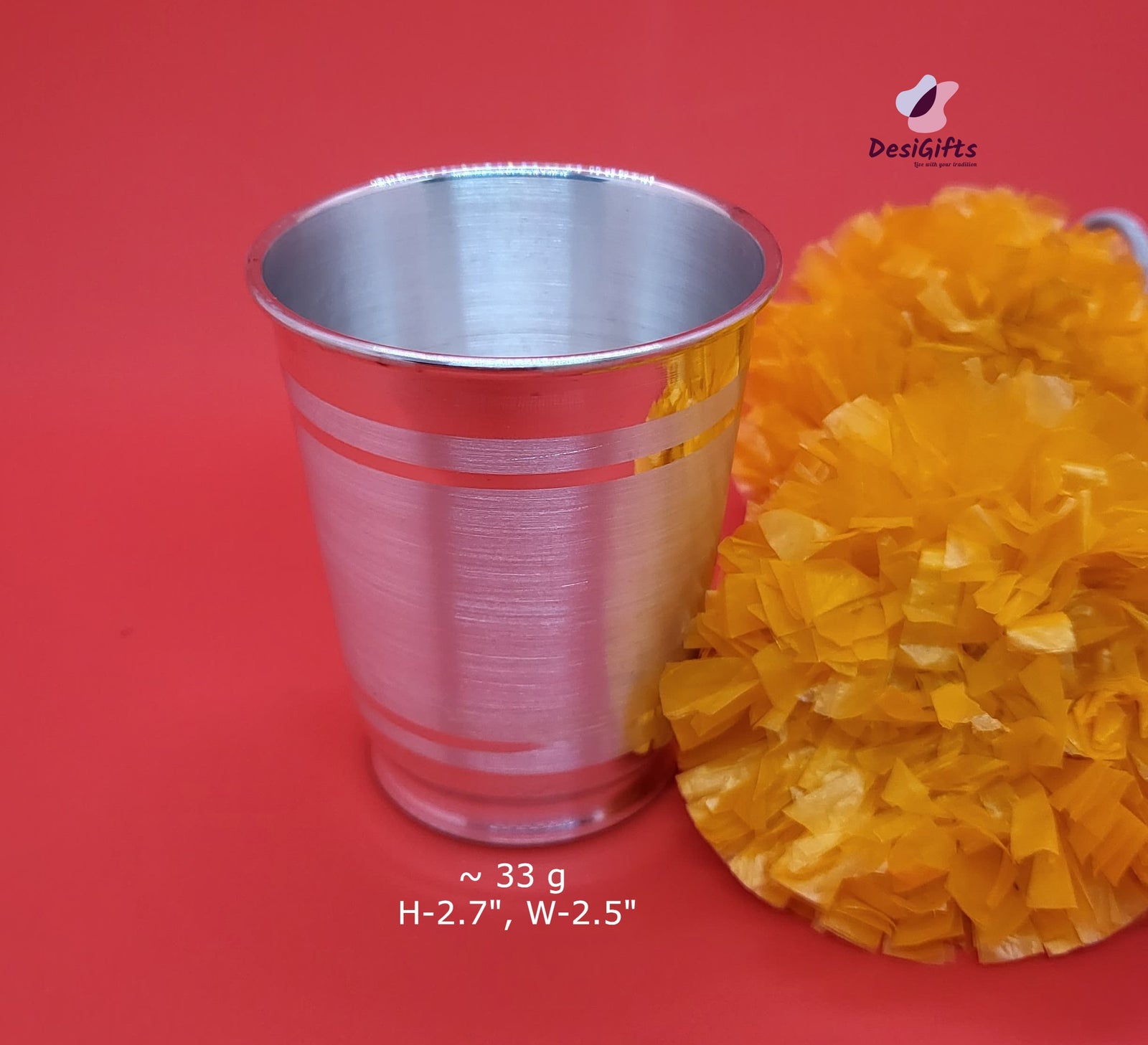 2.7" High Purity Silver Glass, 31g, SLG# 532