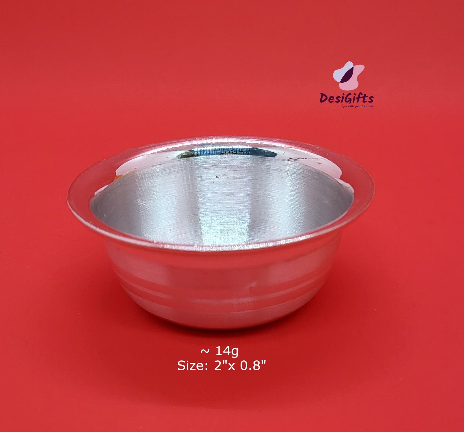 2" High Purity Silver Bowl, 14g, SLB# 544